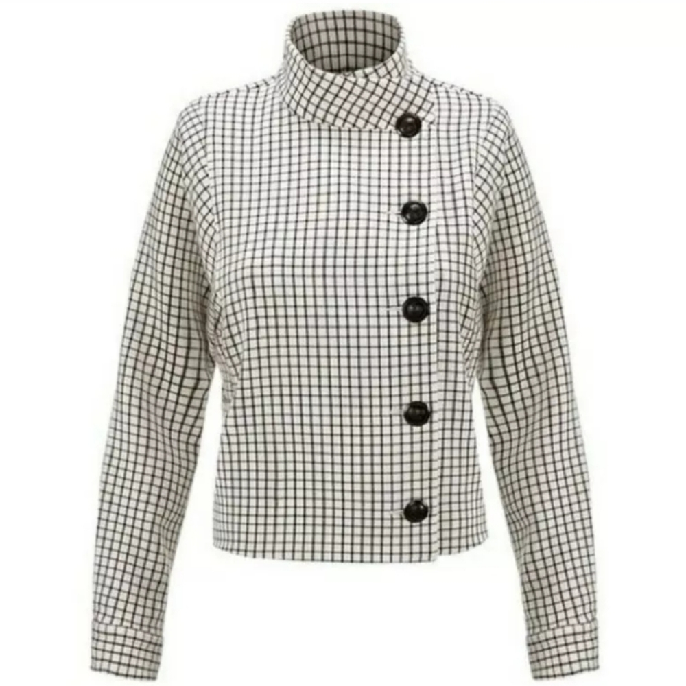 CAbi Windowpane Jacket